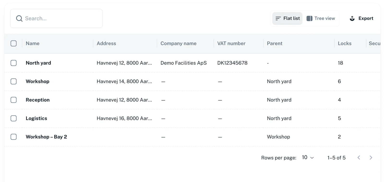 Departments in the SnapKey dashboard